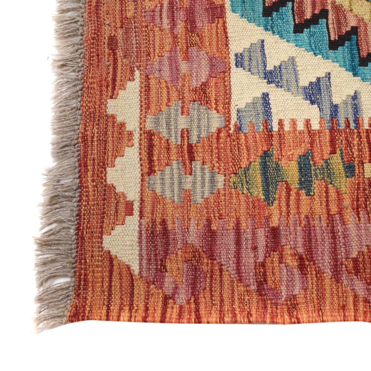 Handmade Multi Kilim Geometric 8x10 ft