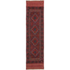 Mashwani Runner Handmade Deep Red Geometric 8' Runner