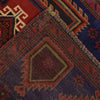 Baluchi Rug Handmade Blue Geometric 3x5 ft