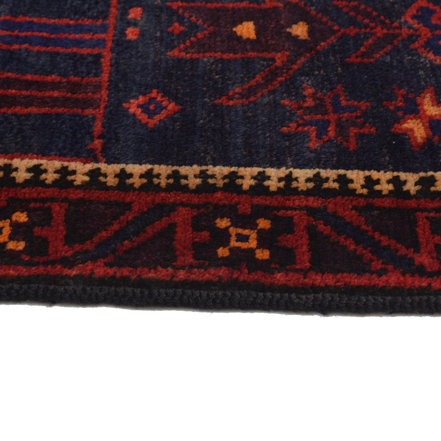 Baluchi Rug Handmade Blue Prayer Design 2x4 ft