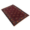 Baluchi Rug Handmade Red Geometric 3x5 ft