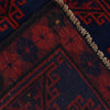 Baluchi Rug Handmade Blue Geometric 3x5 ft