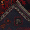 Baluchi Rug Handmade Navy Blue Geometric 3x5 ft