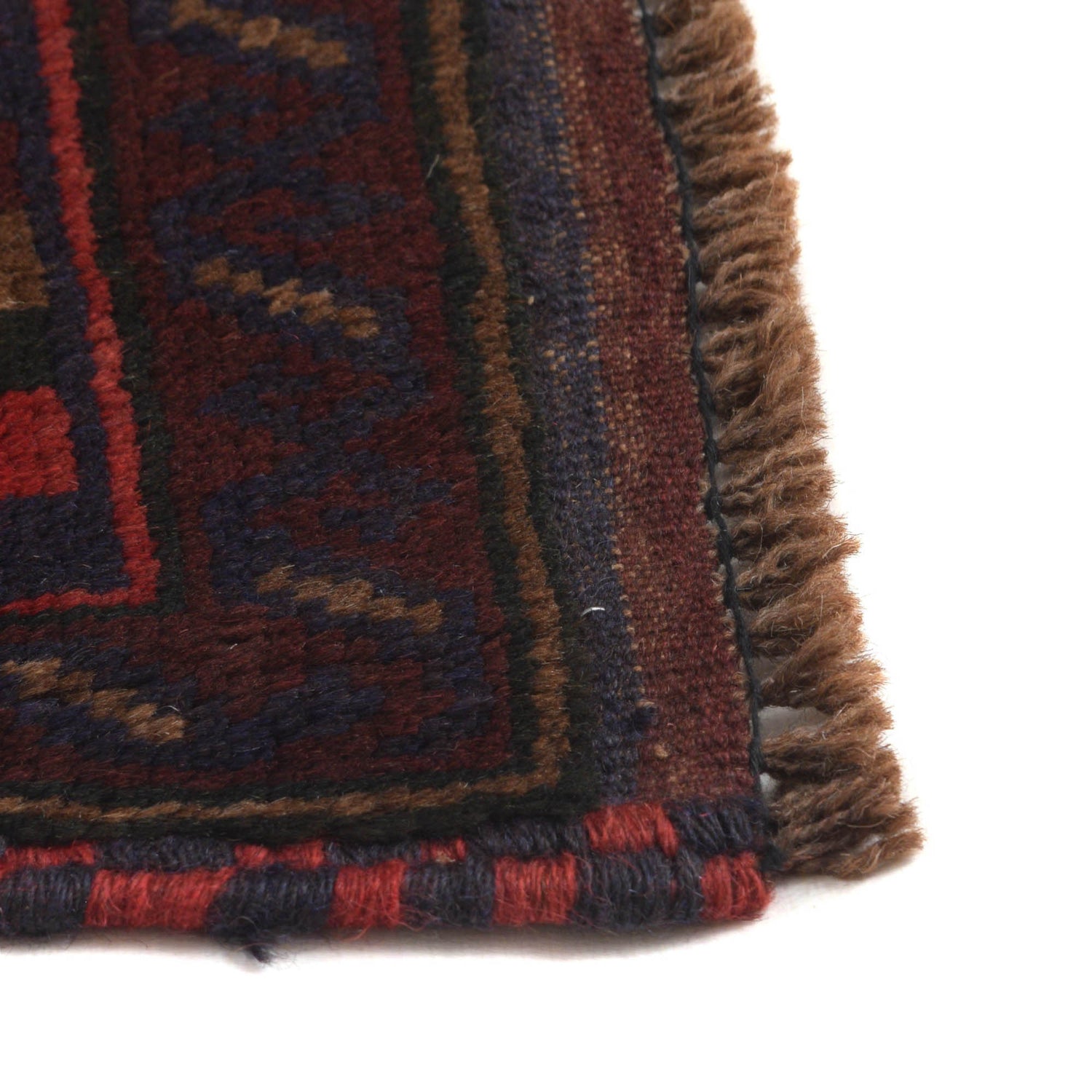 Baluchi Rug Handmade Red Prayer Design 3x5 ft