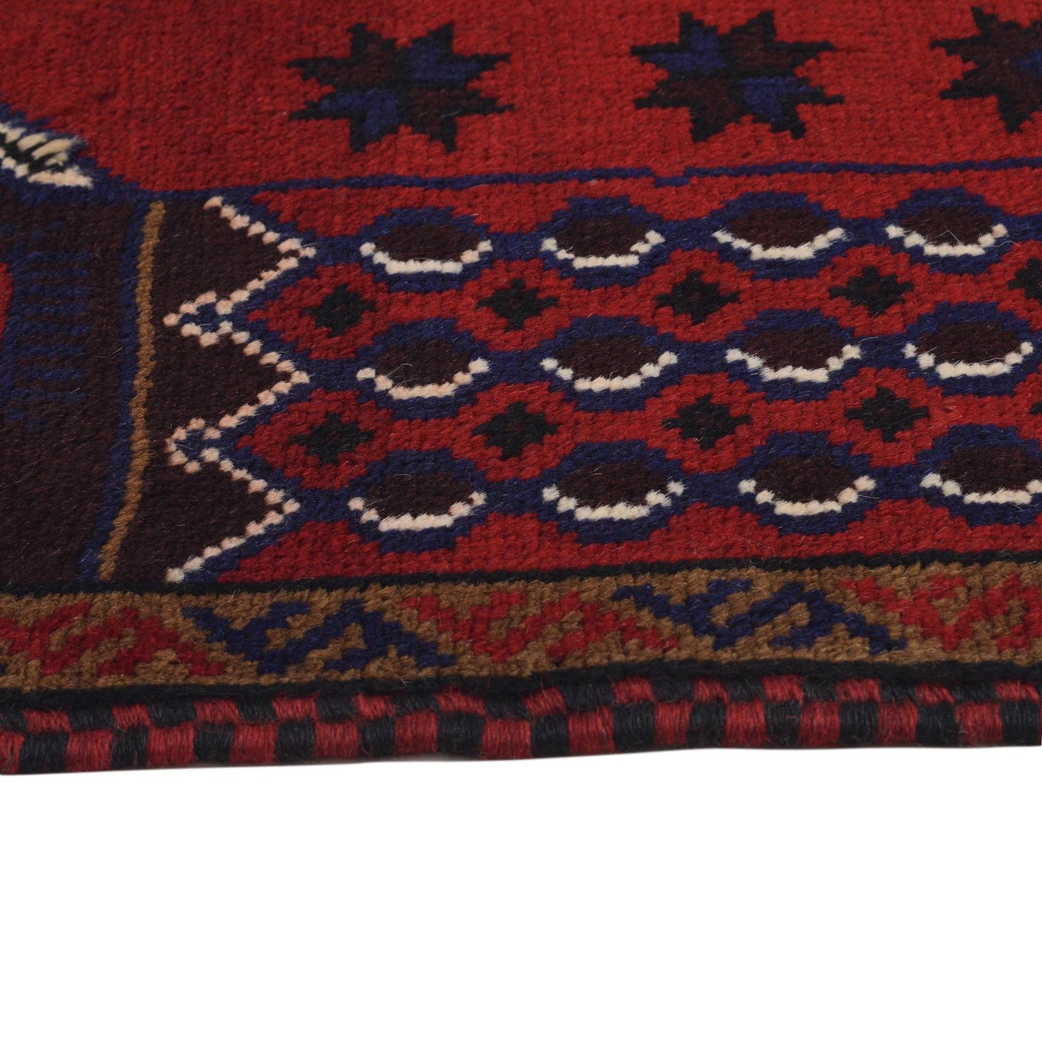 Baluchi Rug Handmade Red Prayer Design 3x5 ft
