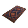 Baluchi Rug Handmade Navy Blue Geometric 3x5 ft