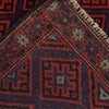 Baluchi Rug Handmade Red Geometric 2x4 ft