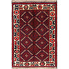 Baluchi Rug Handmade Multi Geometric 2x4 ft