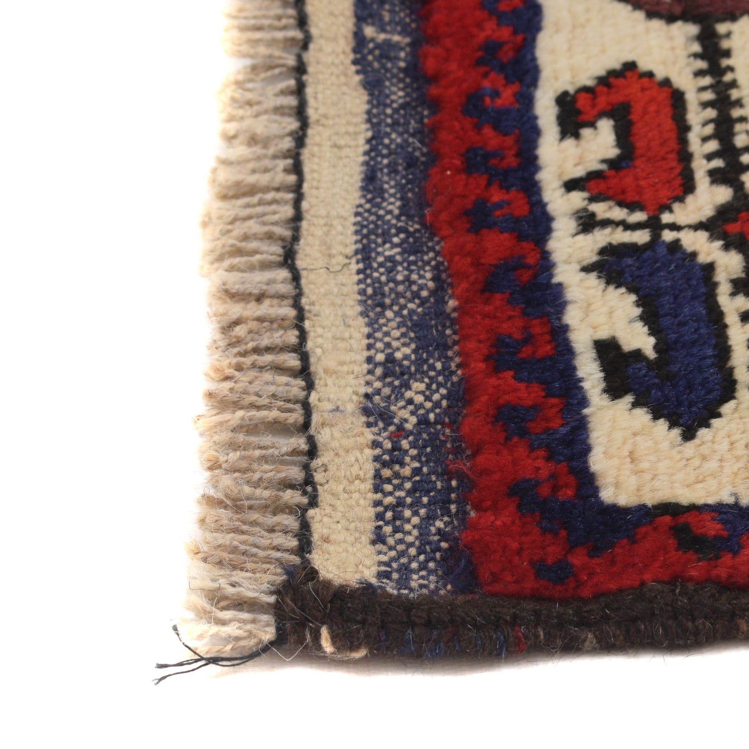 Baluchi Rug Handmade Multi Geometric 2x4 ft