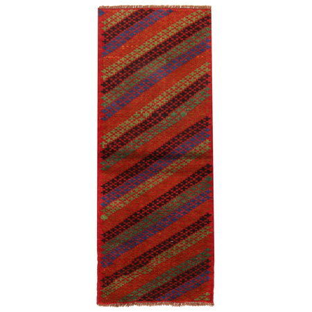 Baluchi Runner Rug Handmade Red 6' Runner