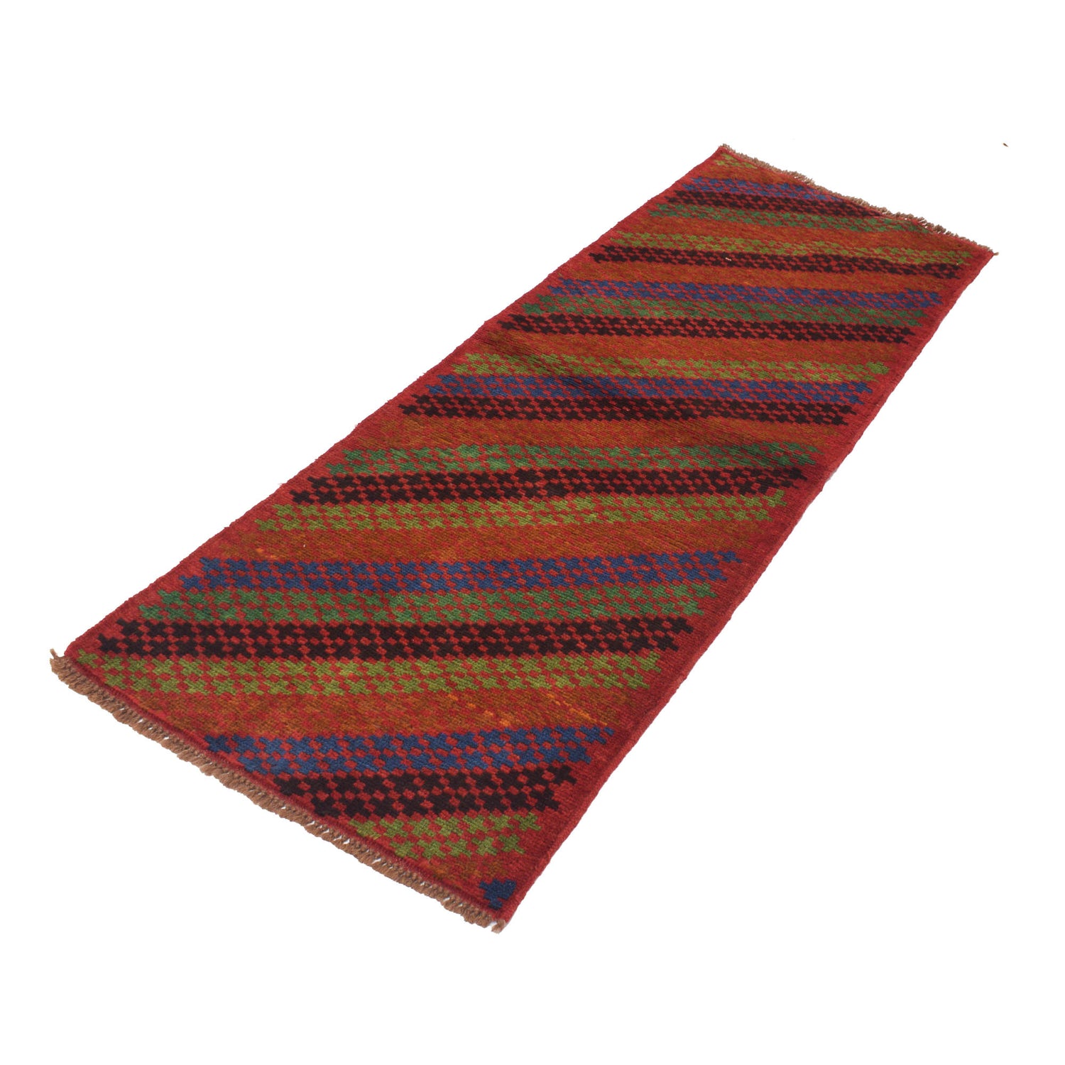 Baluchi Runner Rug Handmade Red 6' Runner