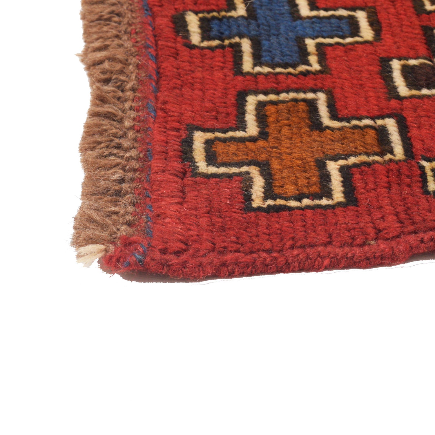 Baluchi Runner Rug Handmade Red 6' Runner