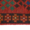 Baluchi Runner Rug Handmade Red 10' Runner