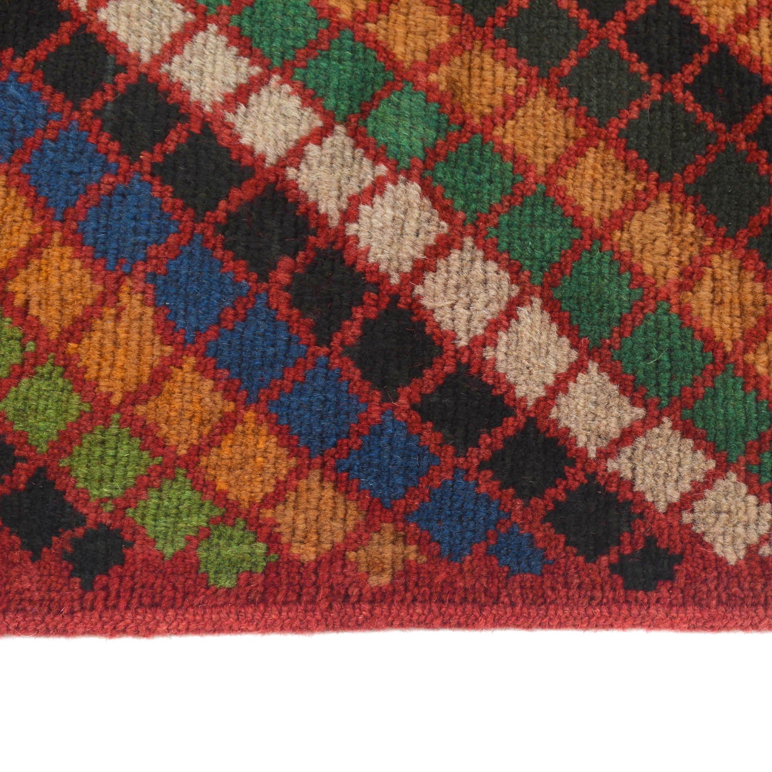 Baluchi Runner Rug Handmade Red 10' Runner