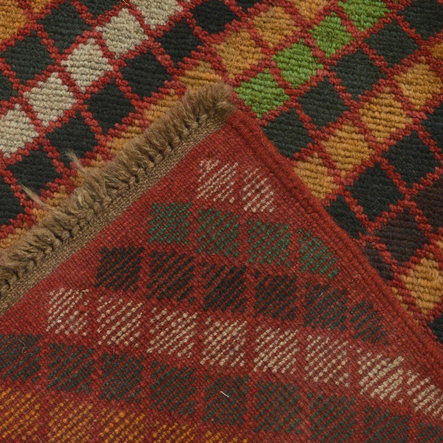Baluchi Runner Rug Handmade Red 10' Runner