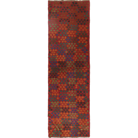 Baluchi Runner Rug Handmade Red 10' Runner