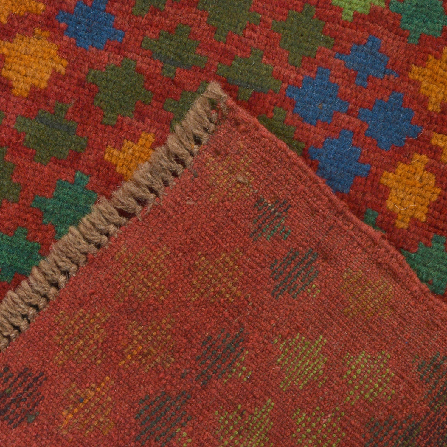 Baluchi Runner Rug Handmade Red 10' Runner