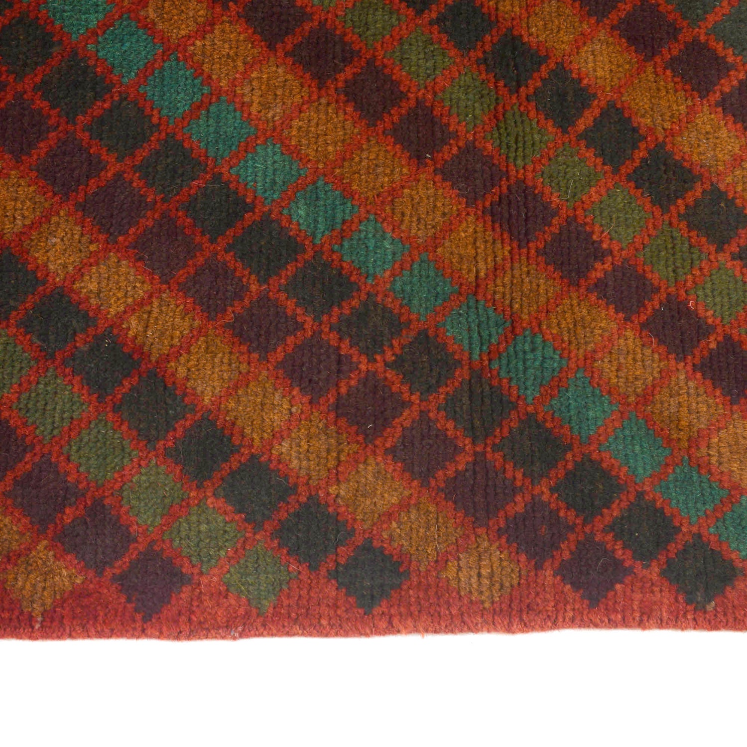 Baluchi Runner Rug Handmade Red 10' Runner