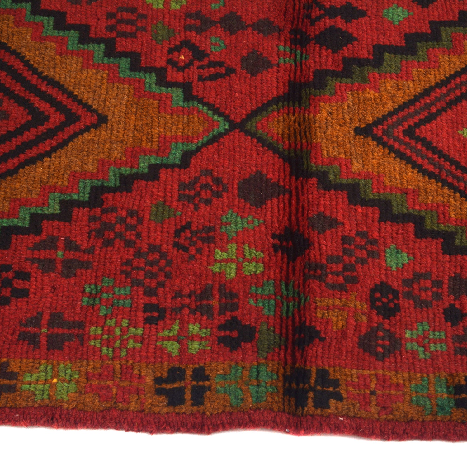 Baluchi Runner Rug Handmade Red 6' Runner