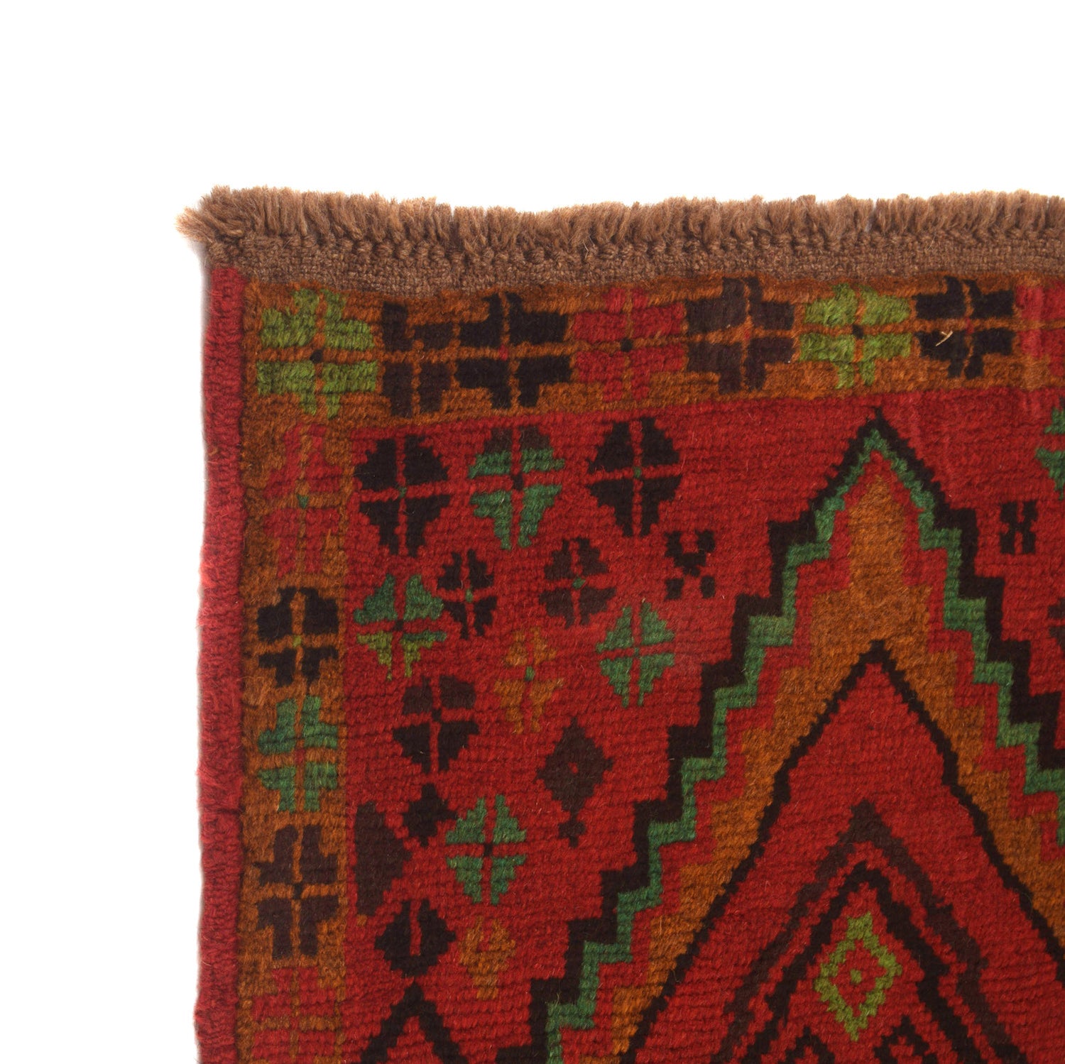 Baluchi Runner Rug Handmade Red 6' Runner