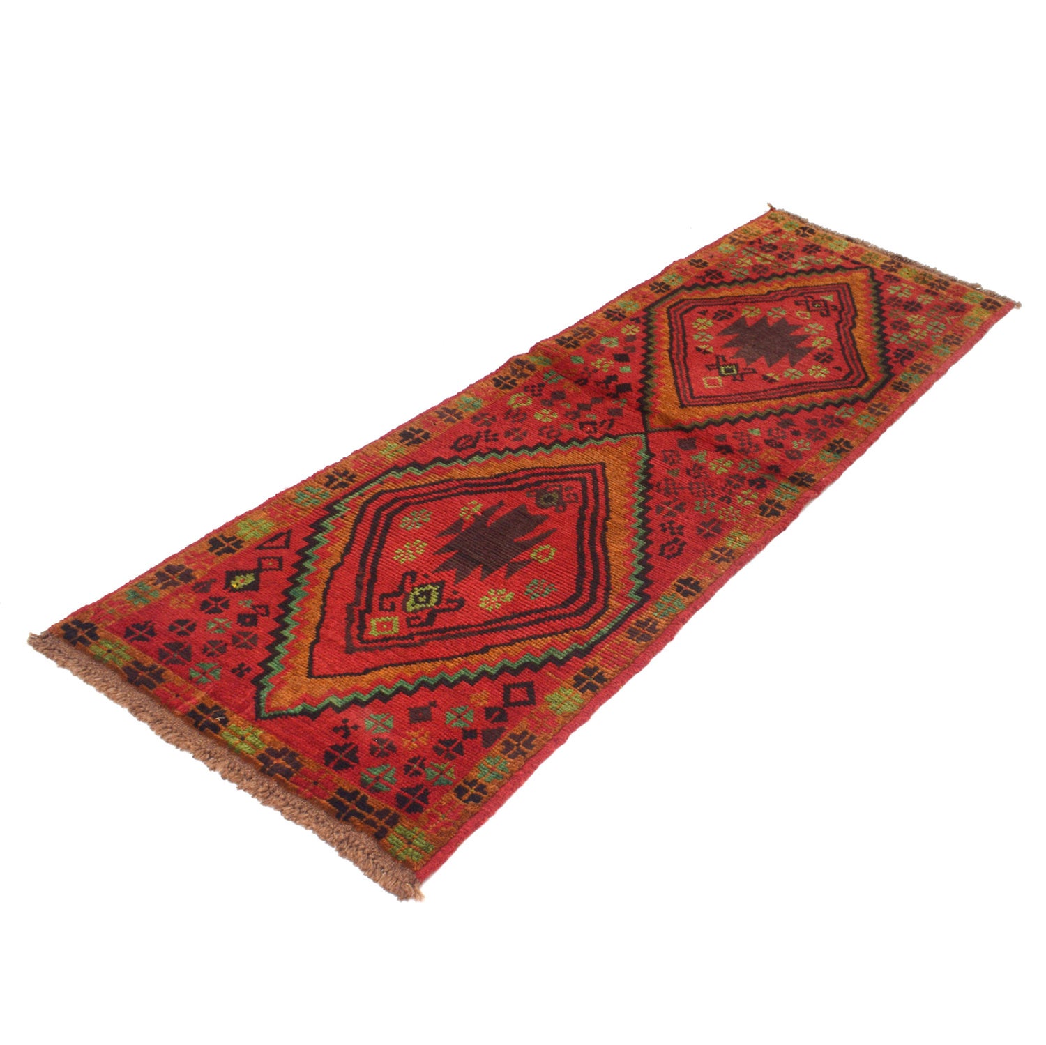 Baluchi Runner Rug Handmade Red 6' Runner