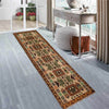 Baluchi Runner Rug Handmade Beige 10' Runner