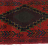 Baluchi Runner Rug Handmade Red 10' Runner
