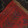 Baluchi Runner Rug Handmade Red 10' Runner