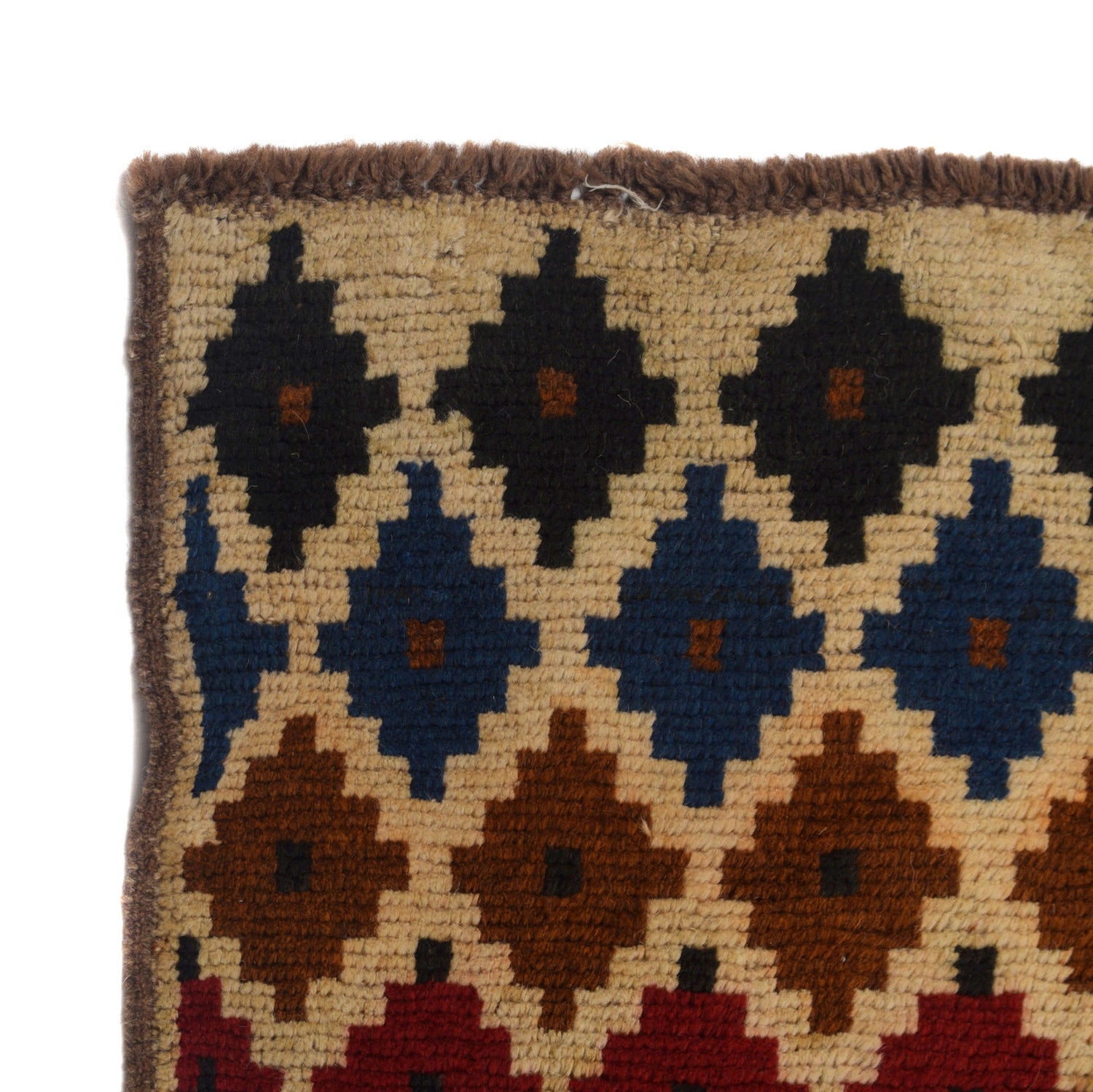 Baluchi Runner Rug Handmade Beige 10' Runner