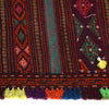 Laghari Kilim Area Rug Handmade Multi Geometric 4x7 ft