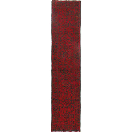 Khal Mohammadi Rug Handmade Red 13' Runner
