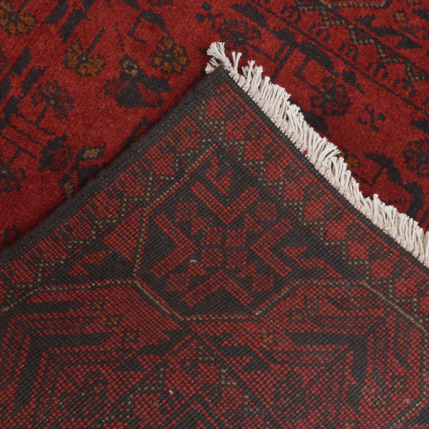 Khal Mohammadi Rug Handmade Red 13' Runner
