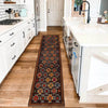 Baluchi Runner Rug Handmade Chocolate 10' Runner