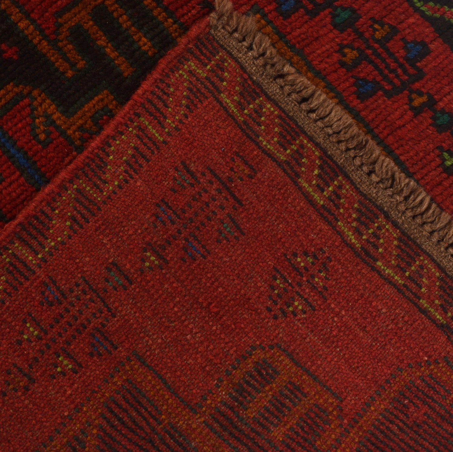Baluchi Runner Rug Handmade Red 10' Runner