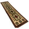 Baluchi Runner Rug Handmade Beige 10' Runner