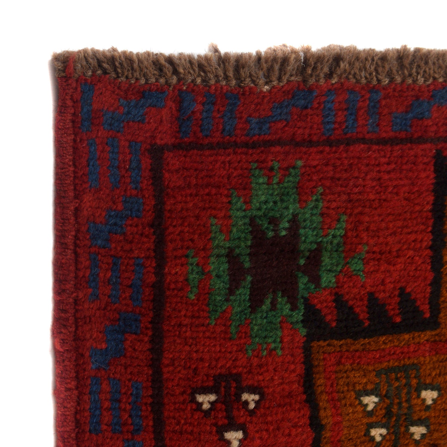 Baluchi Runner Rug Handmade Red 10' Runner