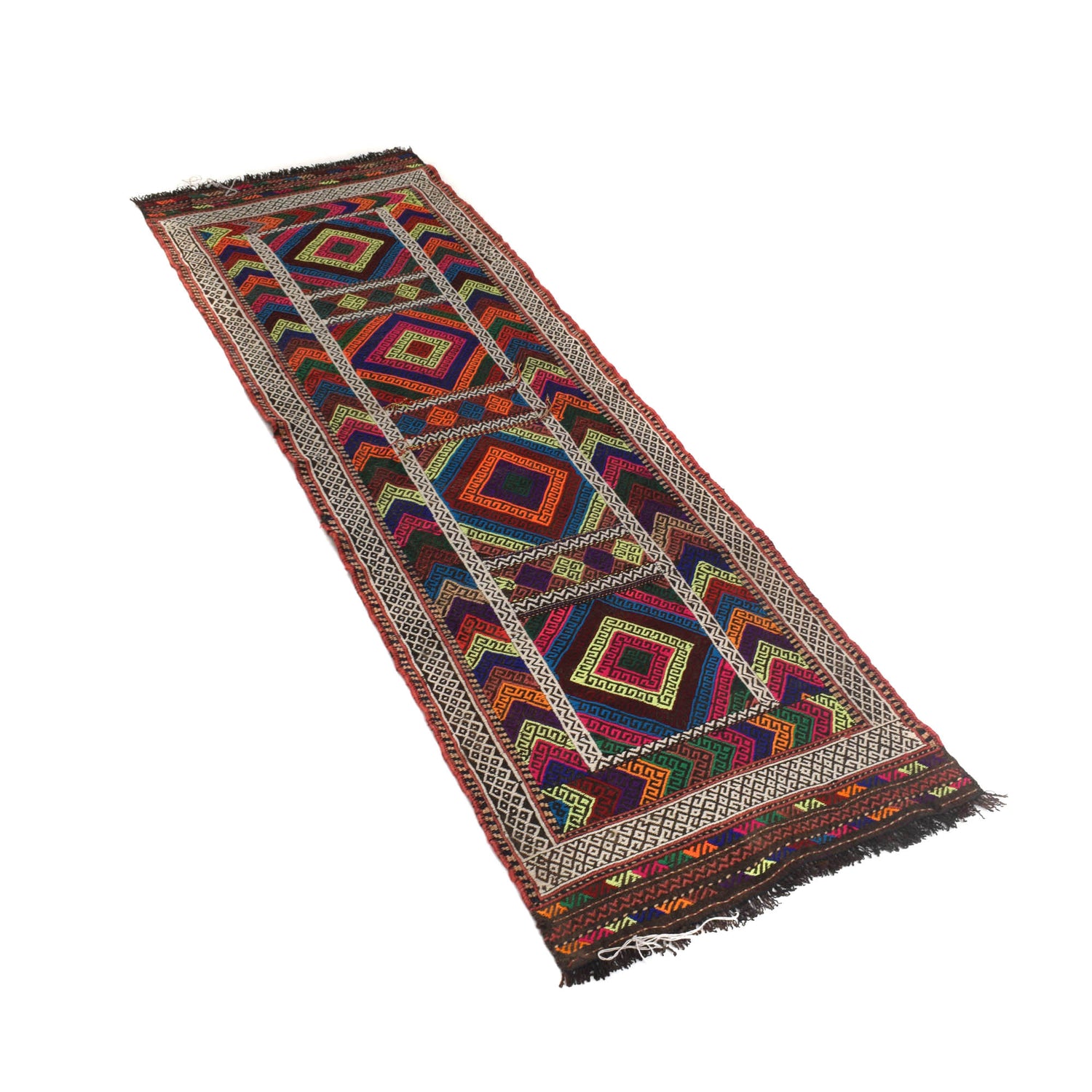 Suzuni Kilim Runner Handmade Multi 6' Runner