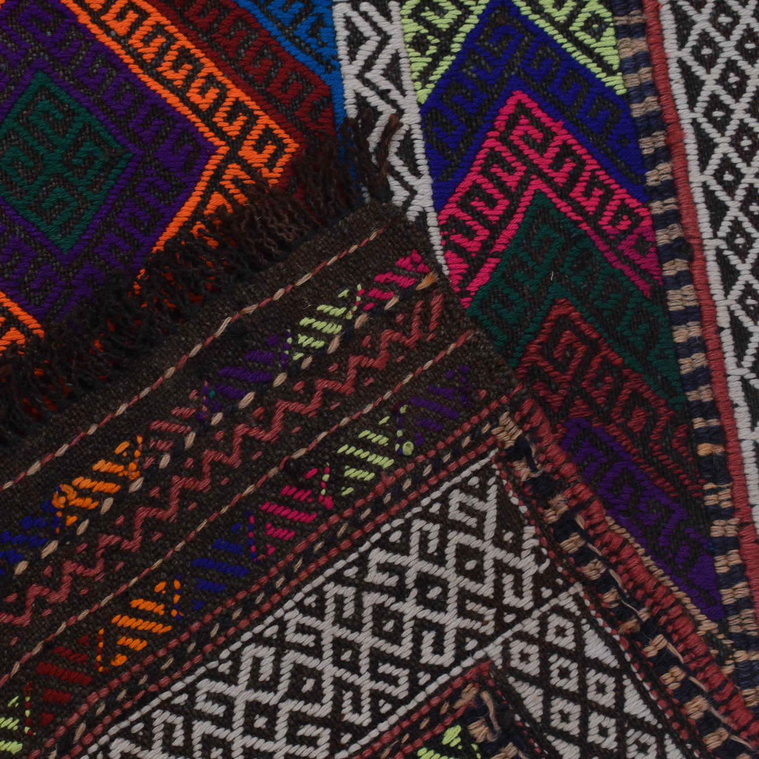 Suzuni Kilim Runner Handmade Multi 6' Runner