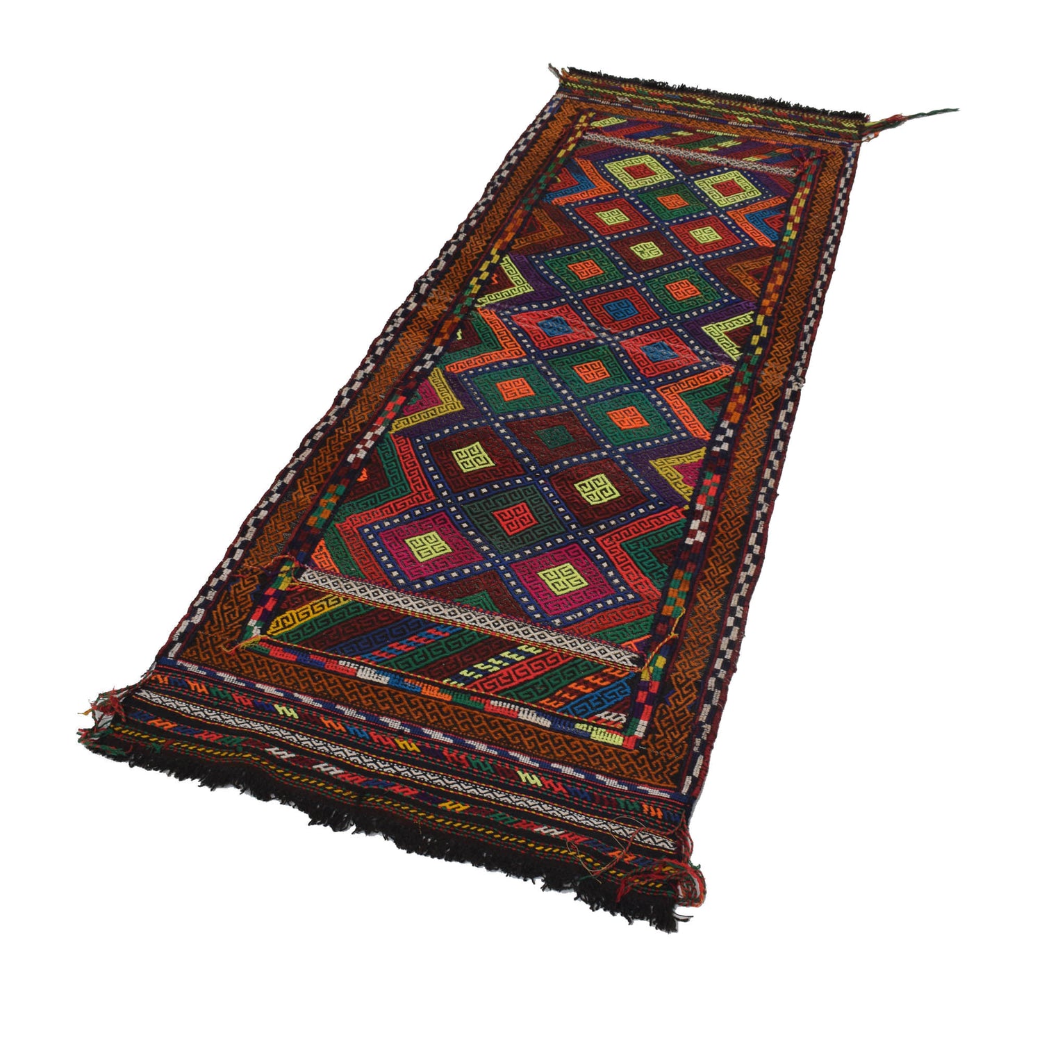 Suzuni Kilim Runner Handmade Multi 6' Runner