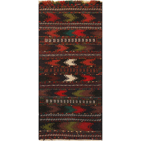Table Sheet Runner Handmade Multi Curvilinear 5' Runner