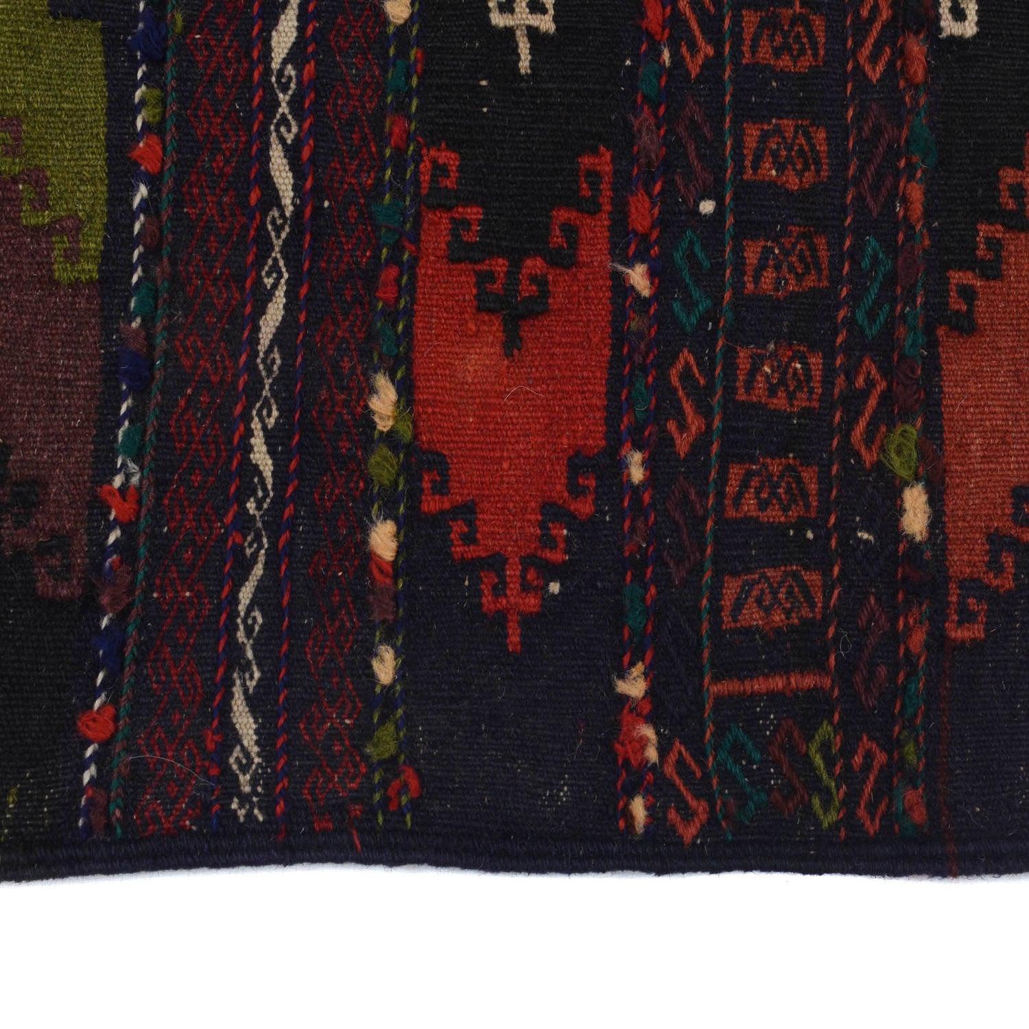 Table Sheet Runner Handmade Multi Curvilinear 5' Runner