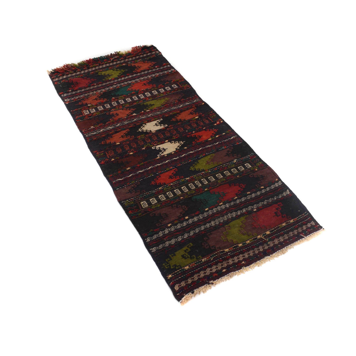Table Sheet Runner Handmade Multi Curvilinear 5' Runner