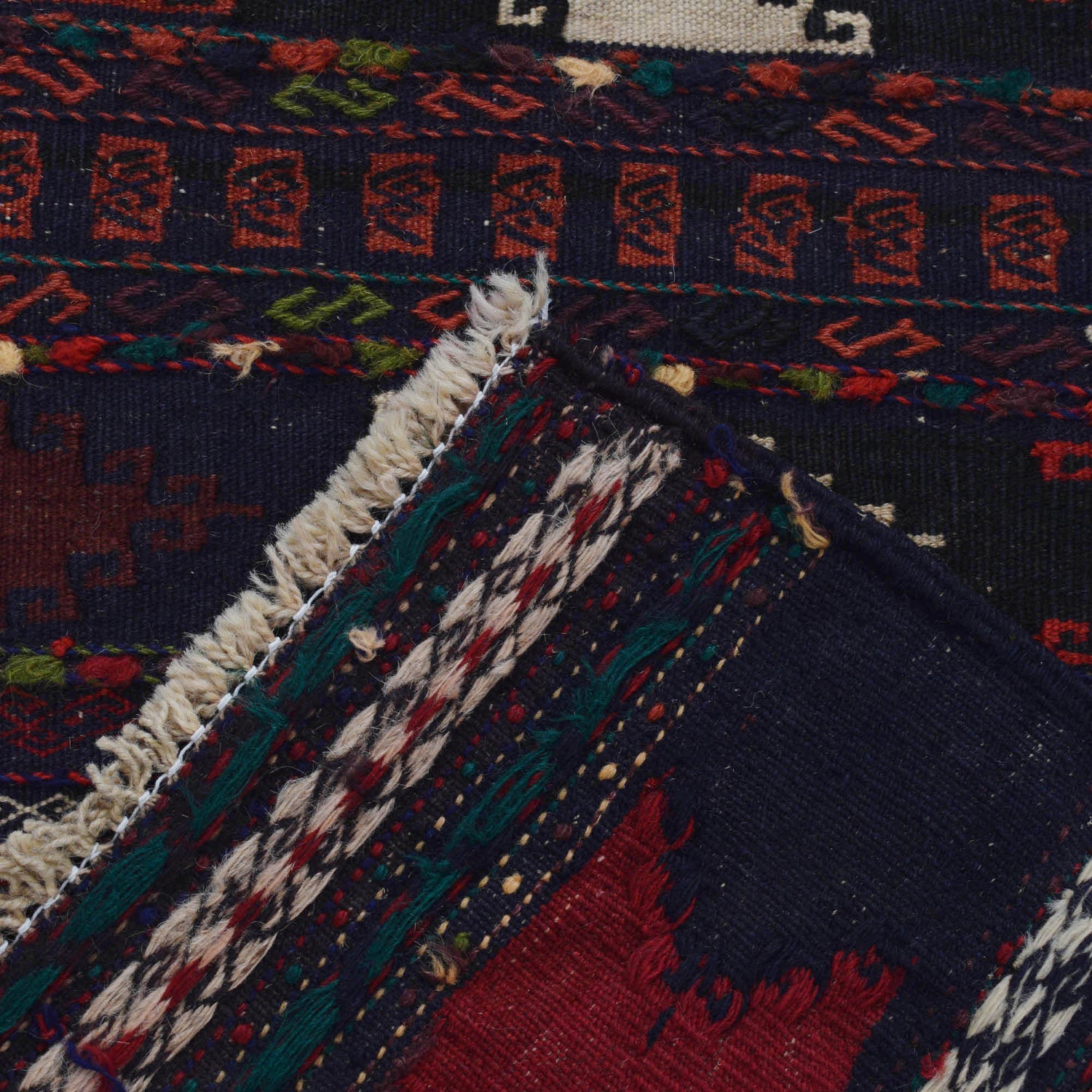 Table Sheet Runner Handmade Multi Curvilinear 5' Runner