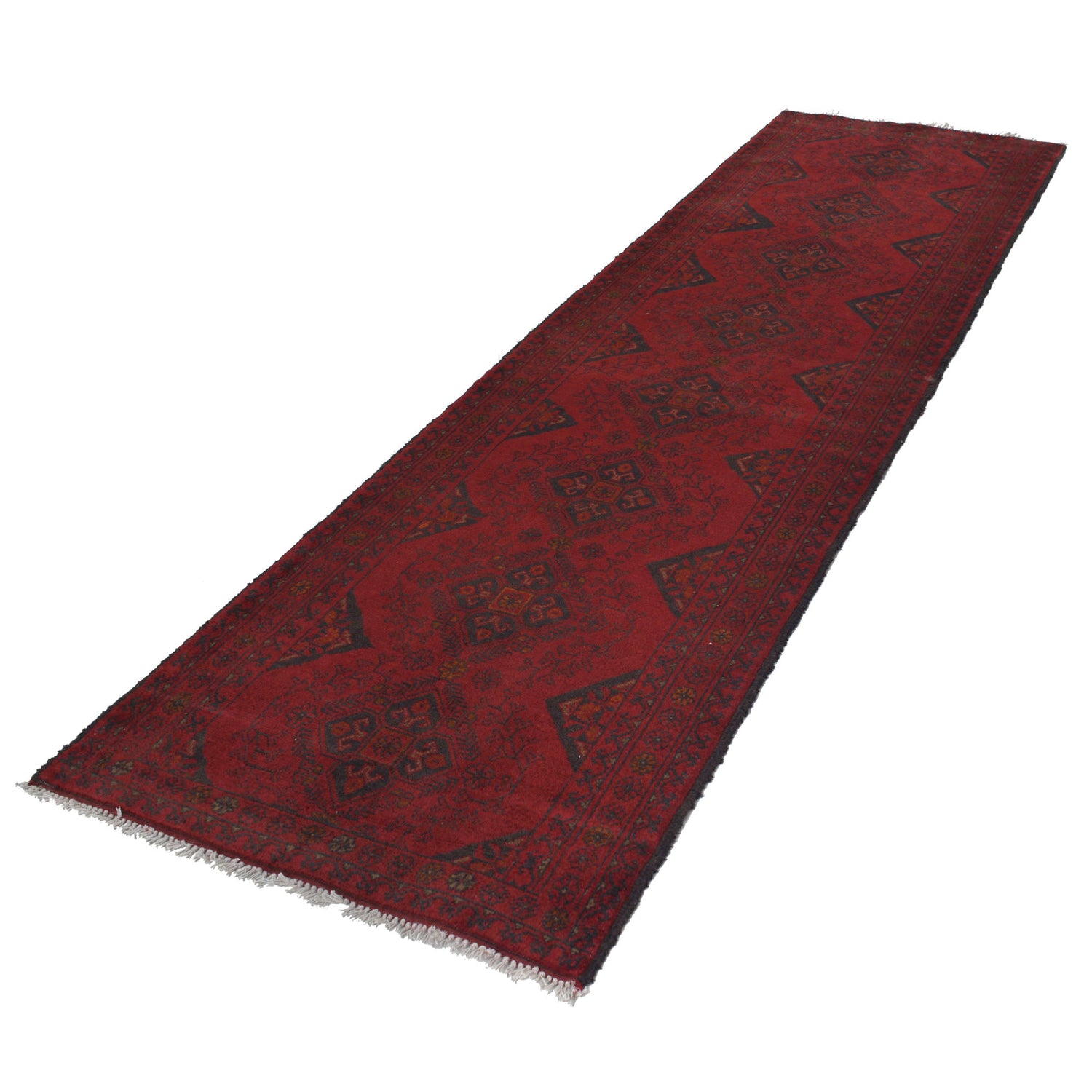 Khal Mohammadi Rug Handmade Red 10' Runner