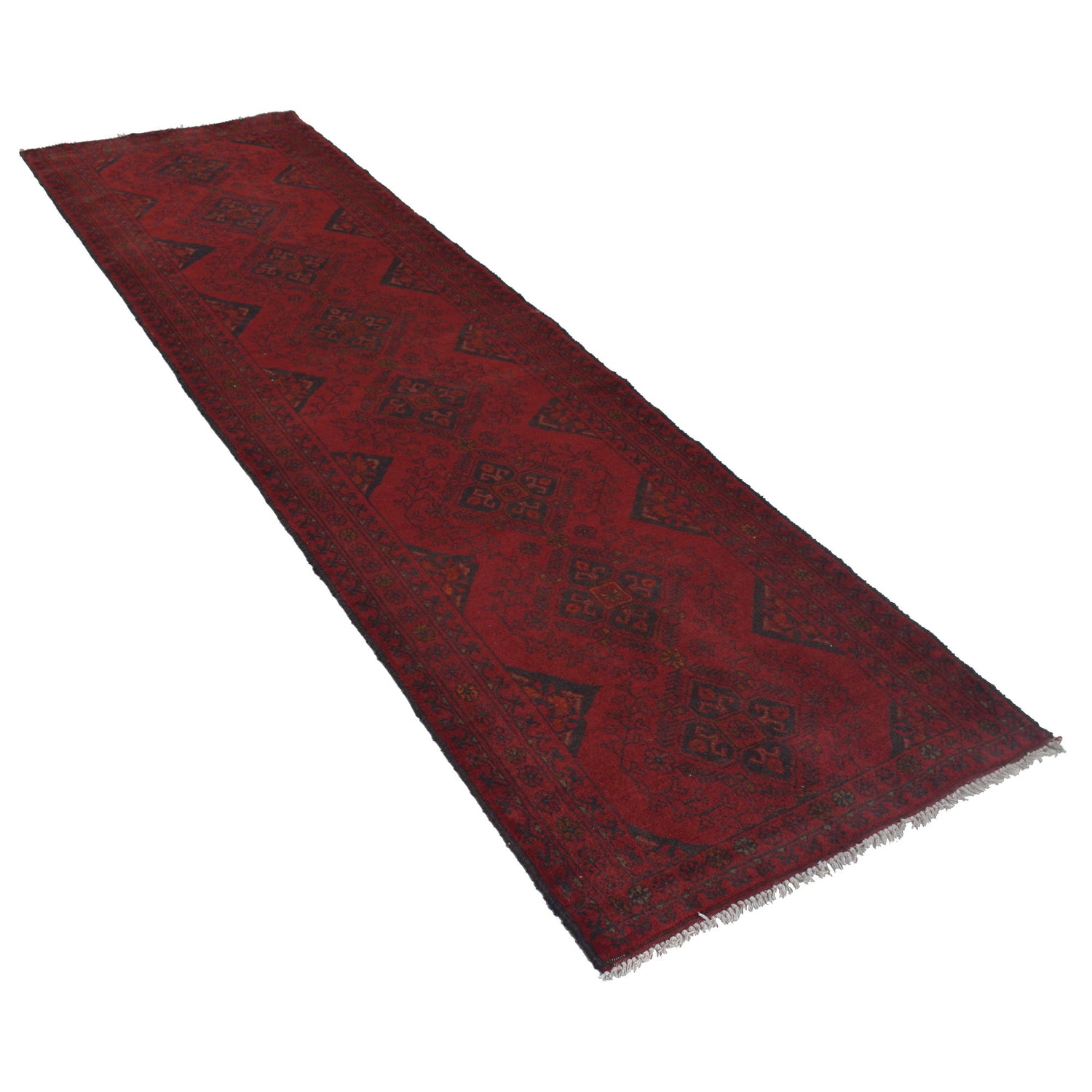 Khal Mohammadi Rug Handmade Red 10' Runner