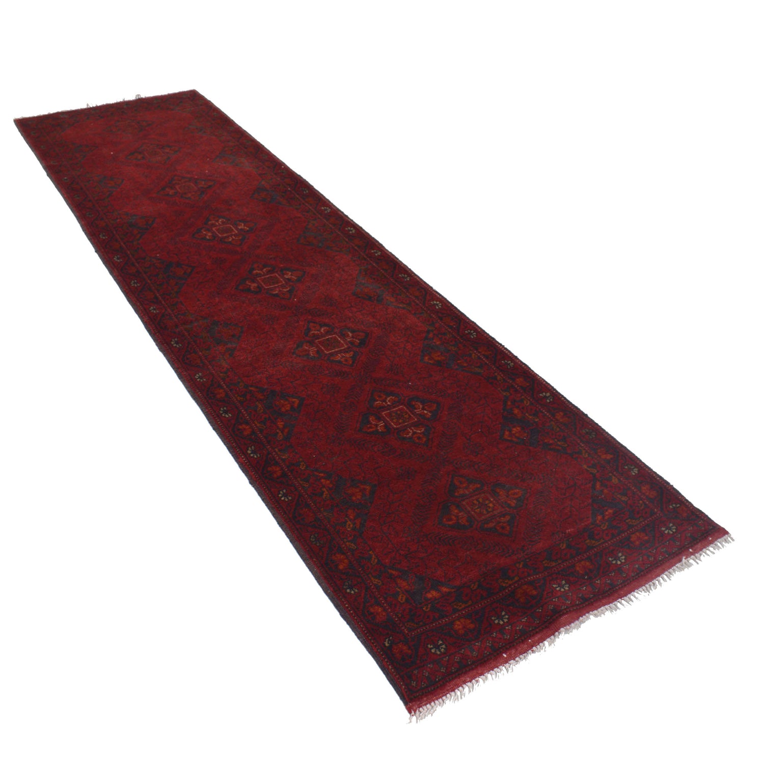 Khal Mohammadi Rug Handmade Red 10' Runner