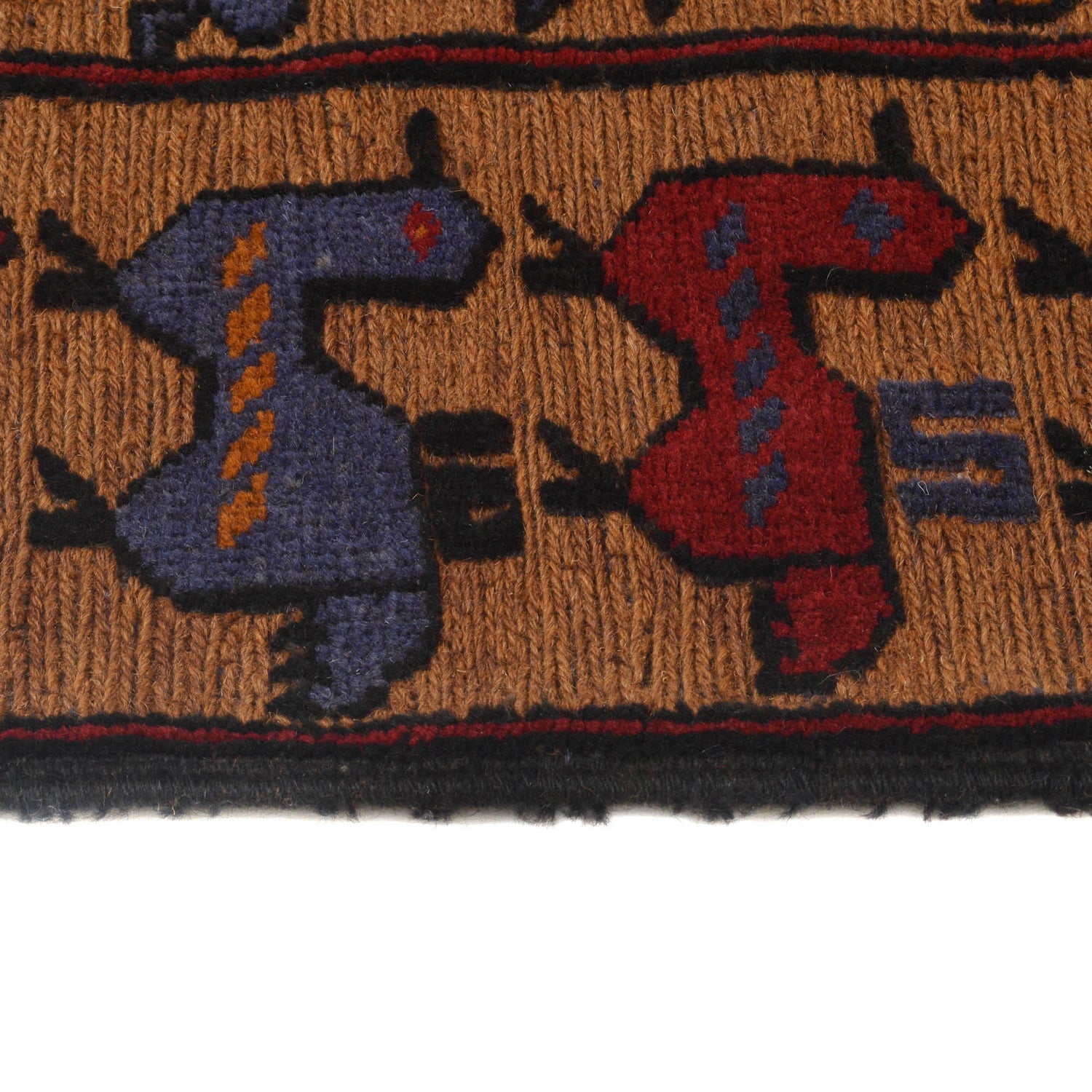 Pictorial Rug Handmade Multi Design