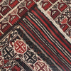 Soumak Kilim Area Rug Handmade White Floral 4x6 ft