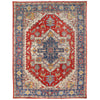 Heriz Area Rug Handmade Multi Medallion 9x12 ft