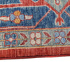 Heriz Area Rug Handmade Multi Medallion 9x12 ft